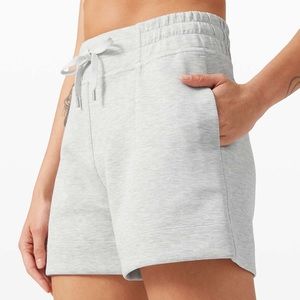 heathered core grey soft ambitions shorts lululemon like new
